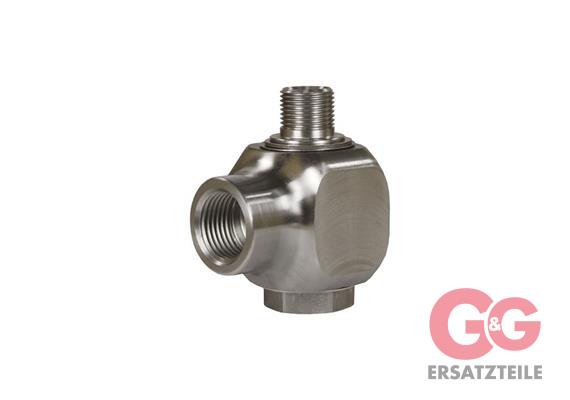 SWIVEL ELBOW ST-322 1/2"F:3/8"M SS