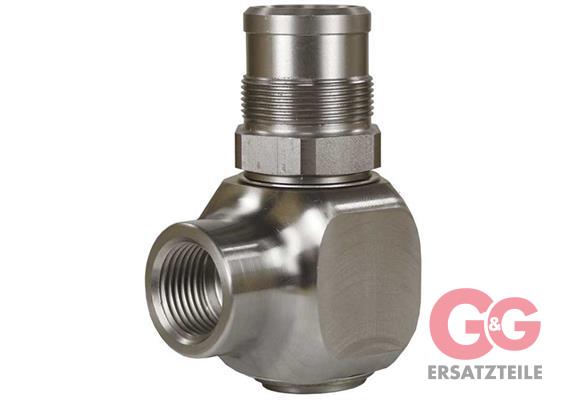 SWIVEL ELBOW ST-322 3/8"F:M28x1,25 SS