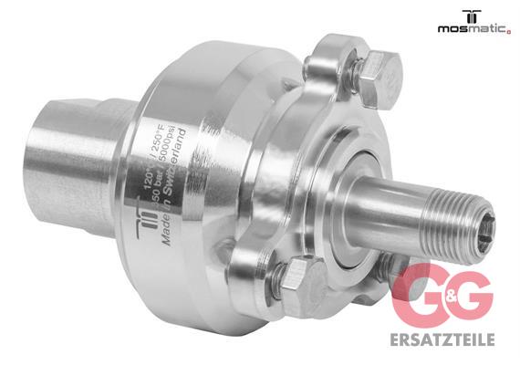 Swivel for Surface Cleaner, Carbide/ss DYW-06 G3/8"F M12x1-M 350bar