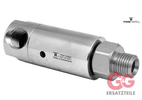 Swivel-heavy-duty-90° Ø25, ceramic/stainless DXL-06-90° G1/4"F G1/4"M