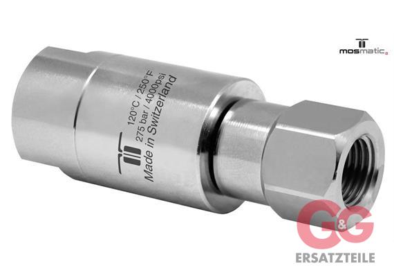 Swivel-heavy-duty triple-bearing-system, stainless DGL-06 G1/4"F G1/4"F