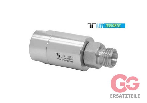 Swivel-heavy-duty triple-bearing-system, stainless DGLI-06 G1/4"F M18x1.5-M