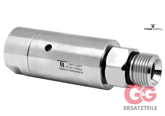 Swivel-heavy-duty ø25, Carbide/stainless DYL-06 G1/4"F G3/8"M