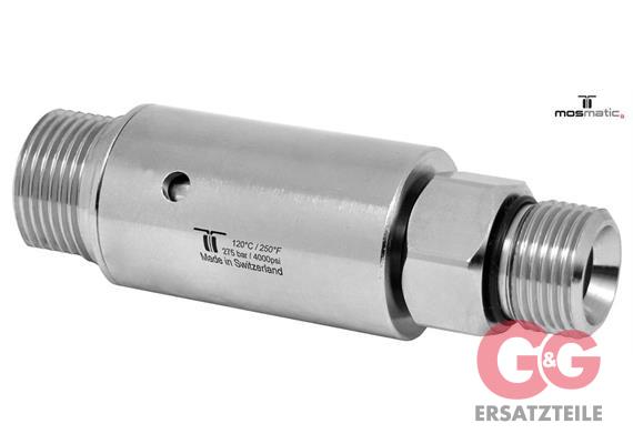 Swivel-heavy-duty ø25, Carbide/stainless DYL-06 M21x1,5-M G3/8"M