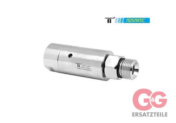 Swivel-heavy-duty ø25, Carbide/stainless DYLI-06 G1/4"F G3/8"M