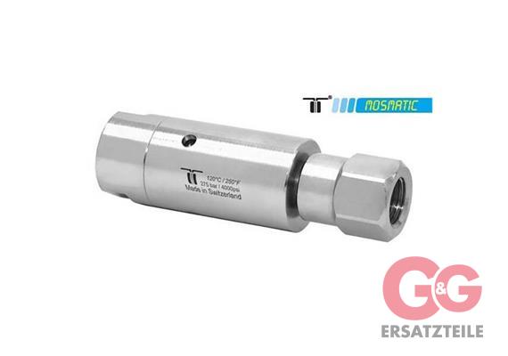 Swivel-heavy-duty ø25, Carbide/stainless DYLI-06 G3/8"F G1/4"F