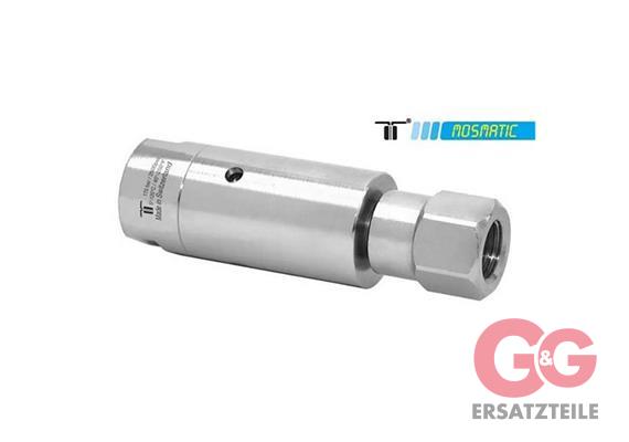 Swivel-heavy-duty ø25, ceramic/stainless DXLI-06 G1/4"F G3/8"F