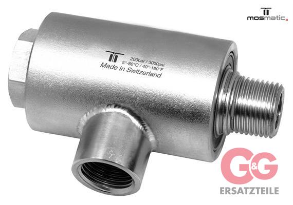 Swivel-Hi-Flo-90°, stainless steel WDRL-13 G1/2"F G1/2"kM