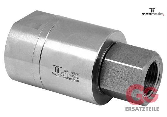 Swivel Hi-Flo triple bearing-system stainless steel DGEI-13 G1/2"F G1/2"F