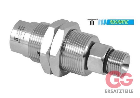 Swivel with bulkhead fitting, Carbid/stainless DYG-06 G3/8"F G3/8"M