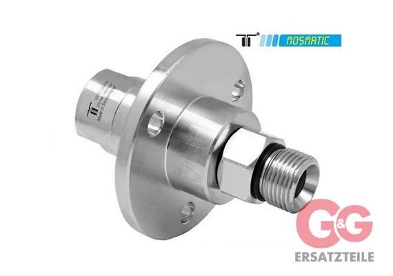 Swivel with flange, stainless DGF-06 G3/8"F G1/4"M