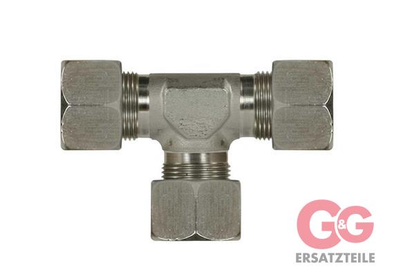 T-PIPE CONNECTION 16MM WITH NUTS