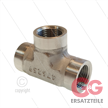 T-Stück - Edelstahl - 3 x 1/2" IG BSP - 400 Bar | Bild 2