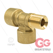 T-Stück - Messing - 300 Bar - 2 x 3/8" IG + 1 x 3/8" AG | Bild 2