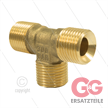 T-Stück - Messing - 300 Bar - 3 x 3/8" AG | Bild 2