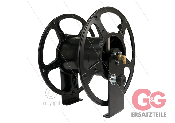 T52 - Schlauchaufroller Aluminium - 80m - 300 Bar - Schlauch