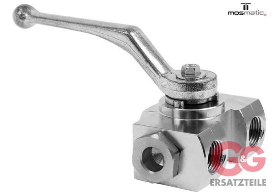 Three Way Valve KUH-06 3xG1/4"F