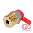 TRV - Thermoventil - 10 Bar - 30 l/min - Öffnungstemp 56°C - 1/2" AG - 7mm Schlauchtülle | Bild 3