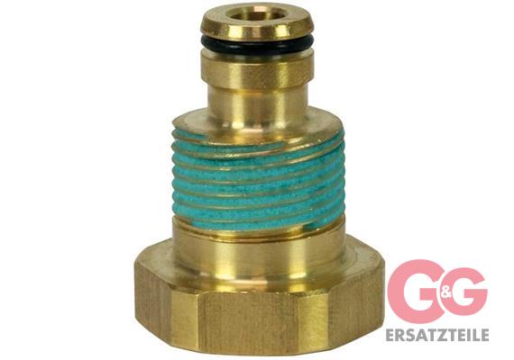 TURBO NOZZLE ADAPTER 1/4F/K-LOCK M BRASS