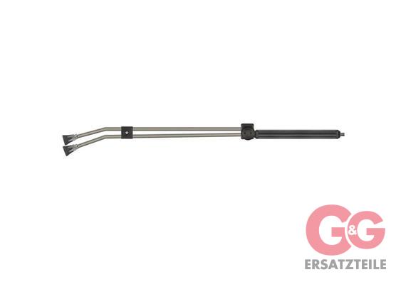 TWIN LANCE 1/4"M 1 MTR VALVE ASIDE