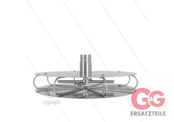 TXS-2f - Schachtreiniger mit Schutzblech - Edelstahl - Ø800m