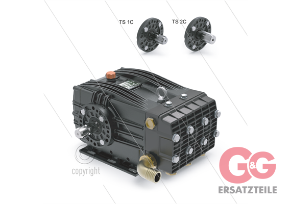 Udor Gamma 125 TS 1C Hochdruckpumpe - 134,3 l/min - 60 bar -