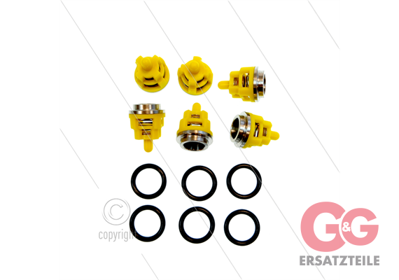 Udor Kit 43 - Ventilsatz (6x) - Serie BWT