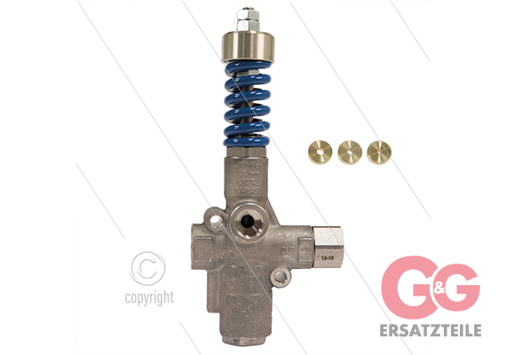 VB60/400 Zero - Mit Drosselplatte - Edelstahl 303 - 400 Bar - 9 bis 60 l/min - max 60°C