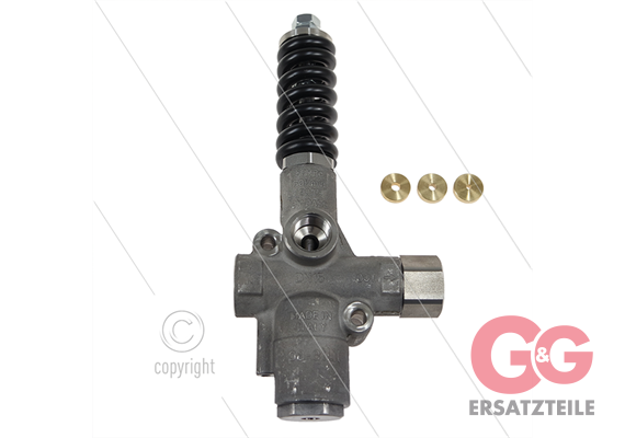 VB60/600 Zero - Mit Drosselplatte - Edelstahl 303 - 600 Bar - 9 bis 60 l/min - max 60°C
