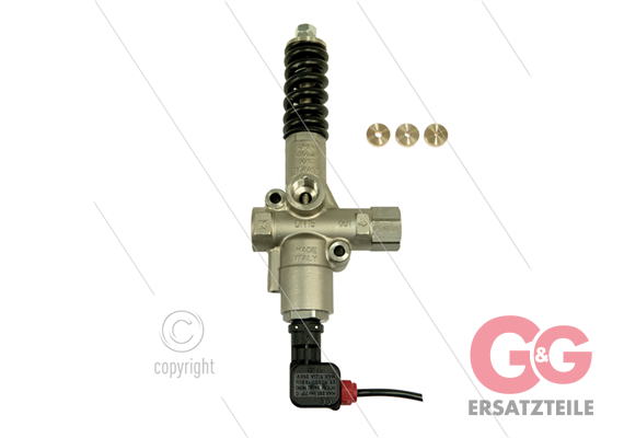 VB60/600 Zero mit Schalter und Drosselplatte - Edelstahl 303 - 600 Bar - 9 bis 60 l/min