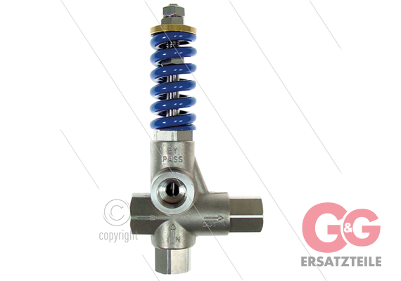 VB80/280 - Druckregelventil - Edelstahl 303 - 280 Bar - 80 l/min - max 60°C -Eingang: 1/2"