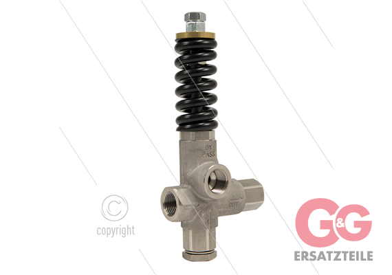 VB80/400 - Druckregelventil -Edelstahl 303 - 400 Bar - 80 l/min - max 60°C - Eingang: 1/2"