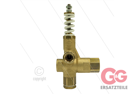 VB85/160-RV - 160 Bar - 80 l/min - max 90°C - Eingang: 1/2" IG - Ausgang: 1/2" IG - Bypass