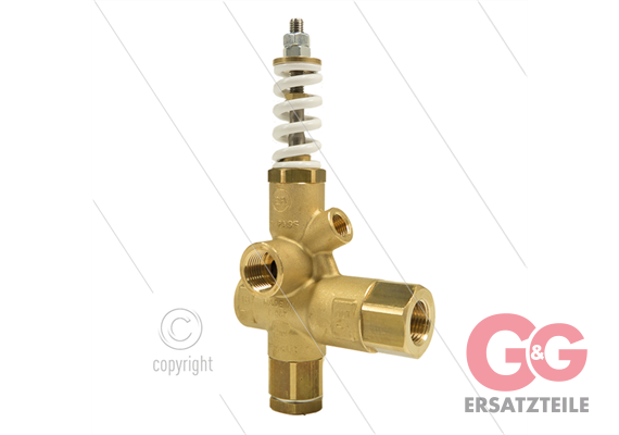 VB85/160-RV mit 1/4" IG Manometeranschluss - 160 bar - 80 l/min - 90°C - Eingang 1/2" IG