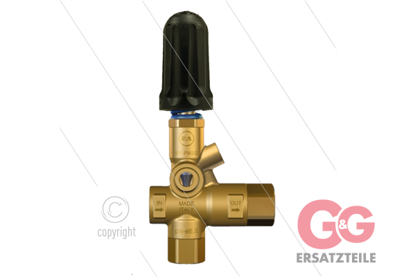 VB85/280-RV - mit knopf und Manometeranschluss - 280 Bar - 8