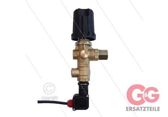 VB9 - Druckregelventil mit Druckschalter und Knopf - 220 Bar - 30 l/min - max 60°C - IN