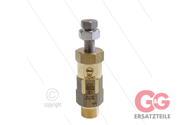 VS 240 Sicherheitsventil - 240 bar - 24 L/m - 3/8"AG