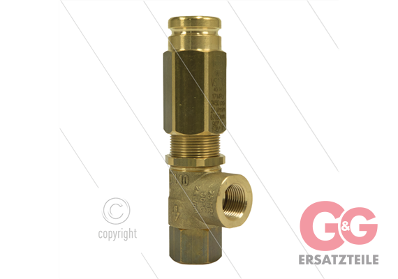 VS170 Sicherheitsventil - 150 Bar - 24 l/min - 60°C - Eingang: 3/8" IG - Bypass: 3/8" IG
