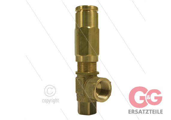 VS200/200 Sicherheitsventil - 200 Bar - 200 l/min - 60°C - Ein: 3/4" IG - Bypass: 1/2" IG