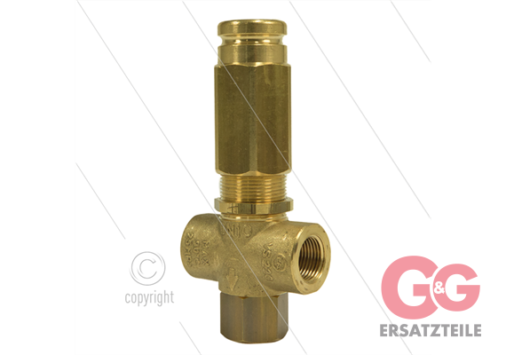 VS220 Sicherheitsventil - 220 Bar -24 l/min - 60°C -Eingang: 2 x 3/8" IG - Bypass: 3/8" IG