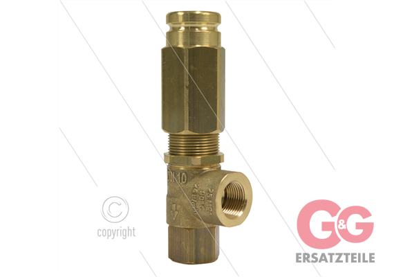 VS220 Sicherheitsventil - 220 Bar - 24 l/min - 60°C - Eingang: 3/8" IG - Bypass: 3/8" IG