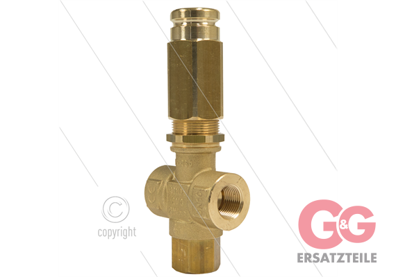 VS350 Sicherheitsventil - 350 Bar -25 l/min - 60°C -Eingang: 2 x 3/8" IG - Bypass: 3/8" IG