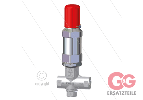 VS660 Sicherheitsventil - 660 Bar - 60 l/min - 60°C - Eingang: 3/8" IG - Ausgang: 3/8" IG