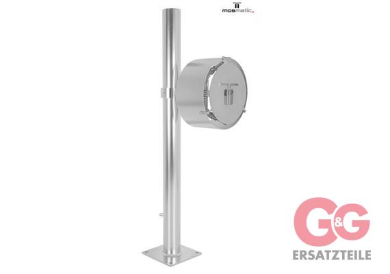 Wheelblaster Pro stainless-polished/TC WBP G3/8"-F 4xWS H=1005