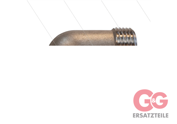 Winkel - Edelstahl - 1" IG x 1" AG (ND)