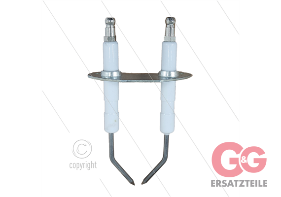 Zündelektrode - D1530/2960 - Portotechnica - doppelt