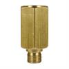ADAPTER 1/4" MALE: KNURLED THREAD FEMALE