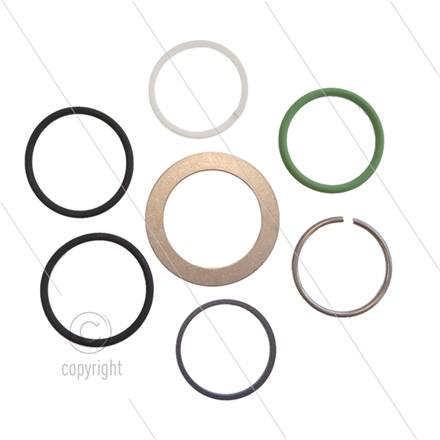 Afdichtingsset voor Swivel DGE haaks, RVS/Viton, een lager -