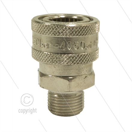 ARS250 - Kupplung - Messing - 250 Bar - 3/8" AG