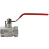 BALL VALVE 1/4"F:1/4"M 25 BAR BRASS